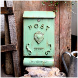 Briefkasten herz grün